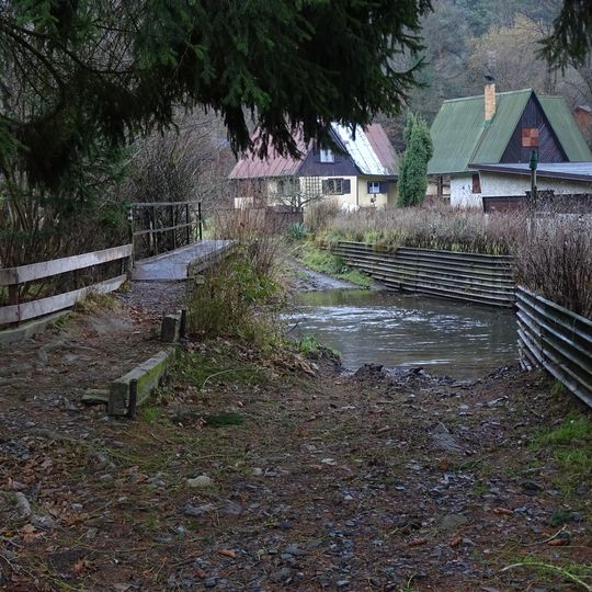 Lávka přes Kocábu v Bojanovicích u če. 36