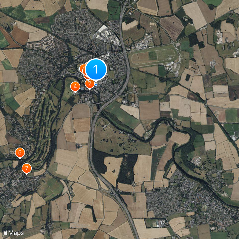 Wetherby Mapa