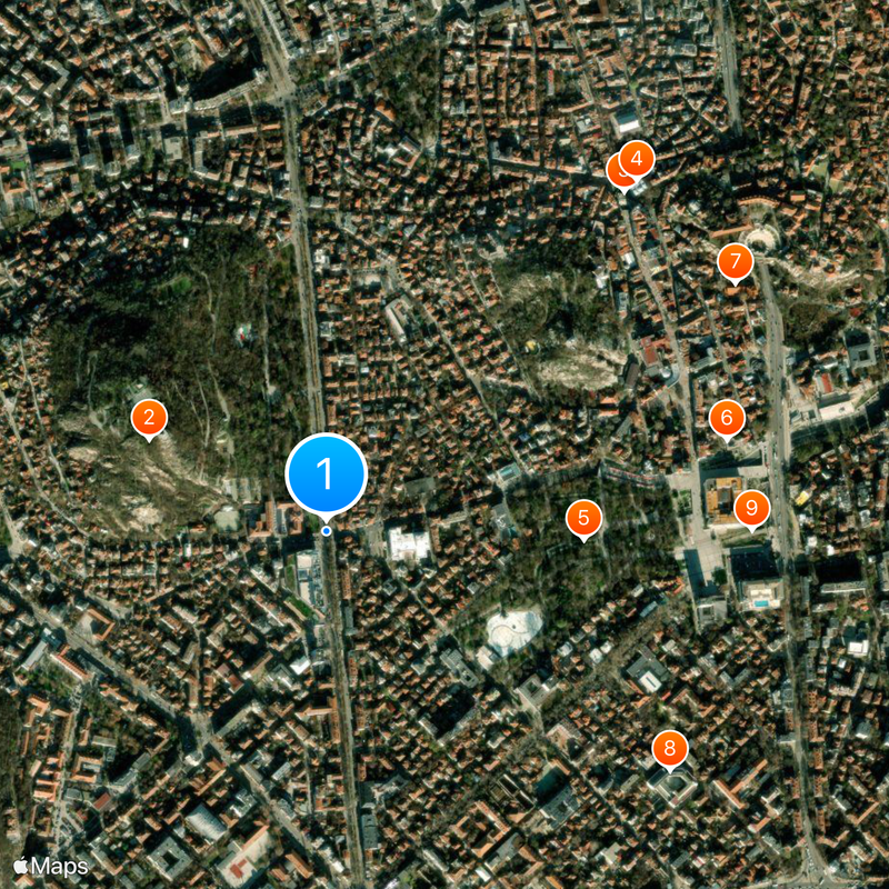 Plovdiv Mapa