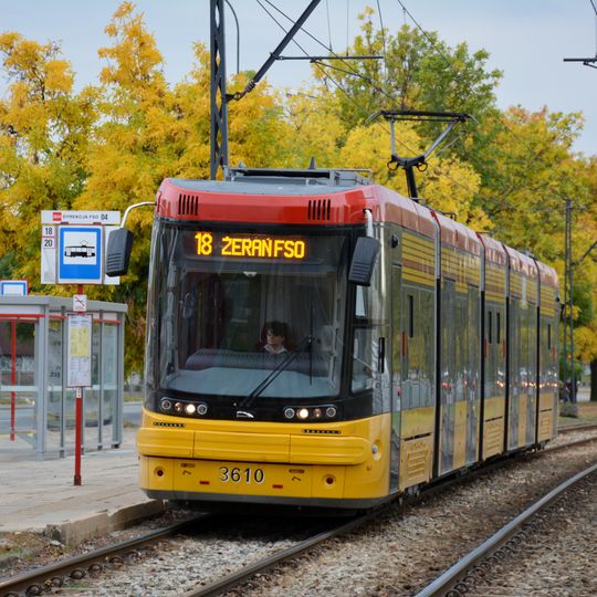 Trams in Warsaw