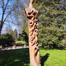 Statue Bravery in Třebovický park