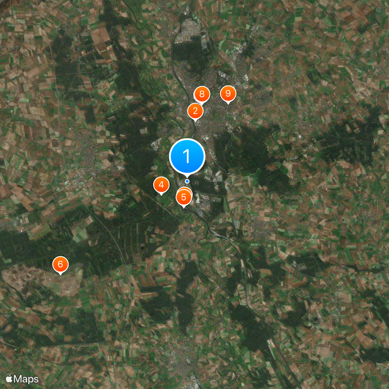 Lingen Nuclear Power Plant Map