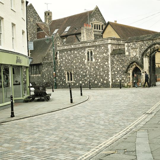 Wall And Archway Between King's School And No 29 Palace Street