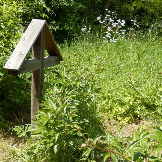 Holzkreuz beim Försterhaus Thunau