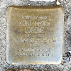 Stolperstein en memoria de Kurt Ernst Paul  Lorenz