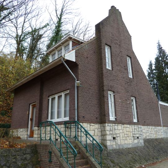 Service house of water pumping station Craubeek