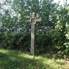 Kříž na křížové cestě u Jistebnice - 3. zastavení
