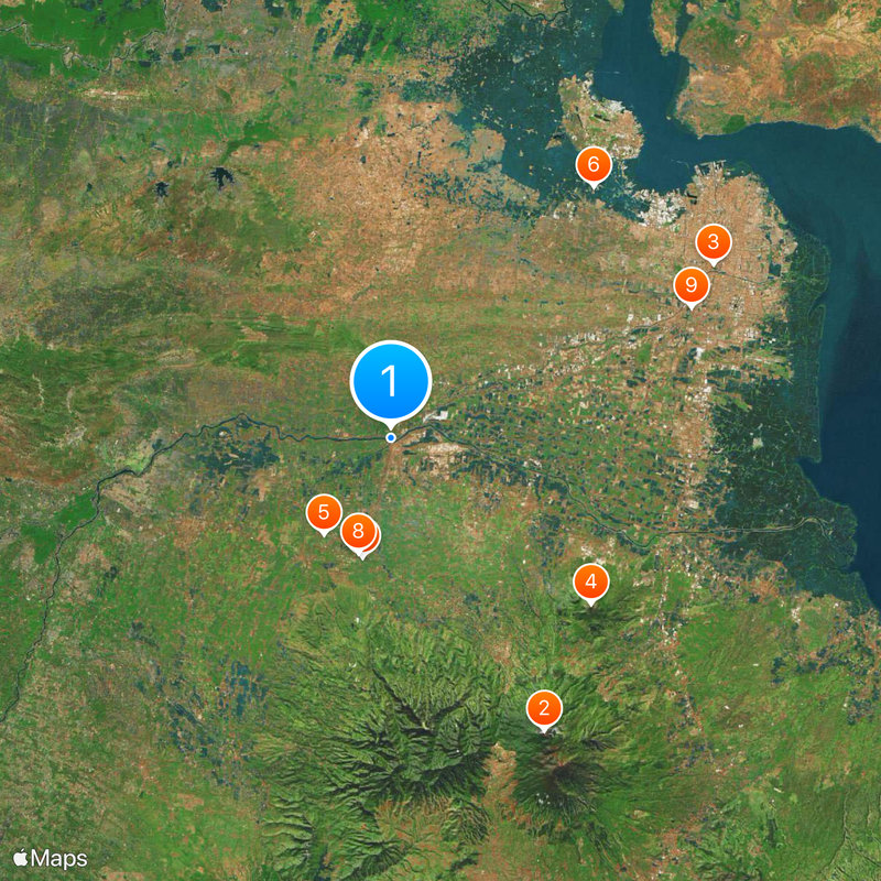 Brantas River Map