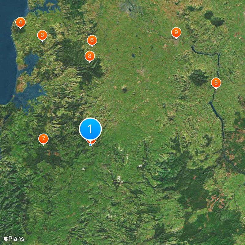 Waitomo Glowworm Caves Mappa