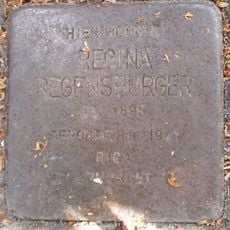 Stolperstein dedicated to Regina Regensburger