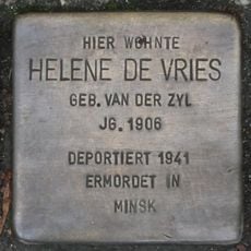 Stolperstein en memoria de Helene de Vries