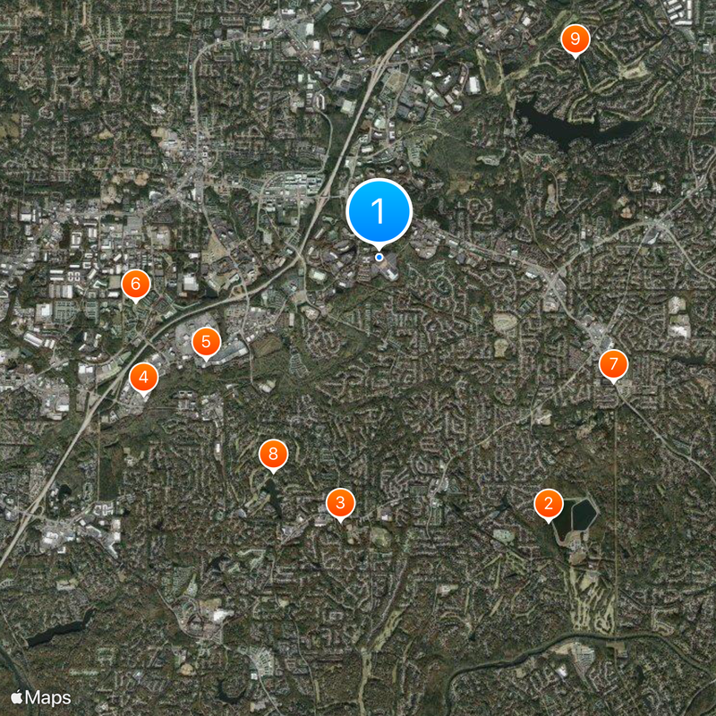 North Point Community Church Map