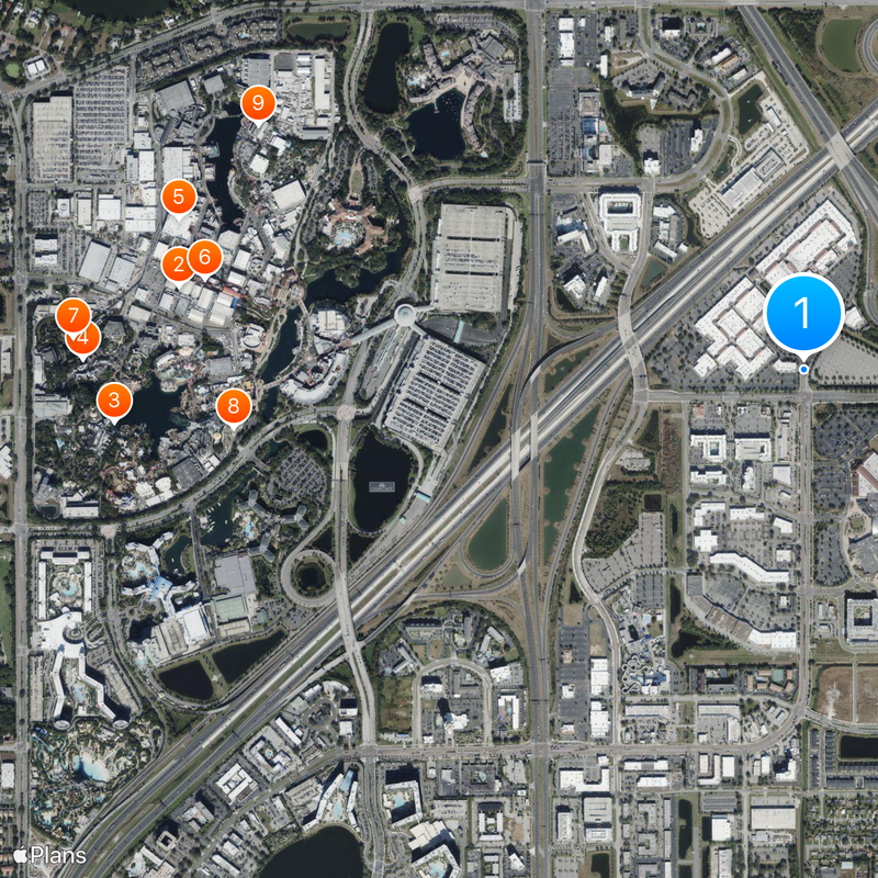 Orlando Premium Outlets Map