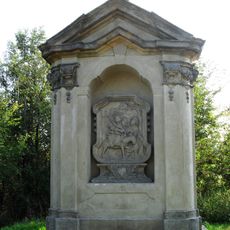 Útěk do Egypta - 2. kaplička libkovických Sedmi bolestí Panny Marie ve Vtelně