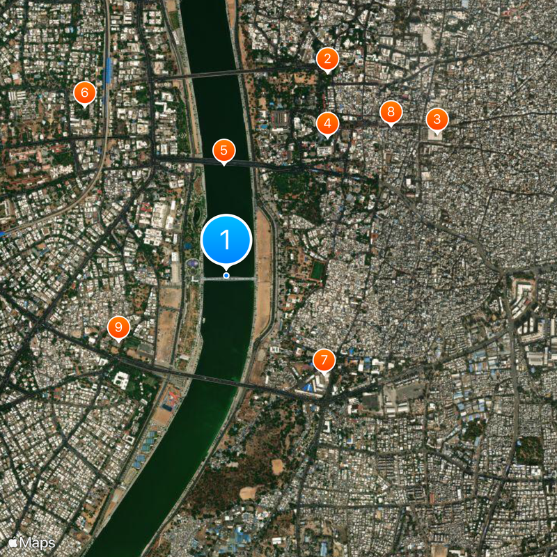 Atal Pedestrian Bridge Mappa