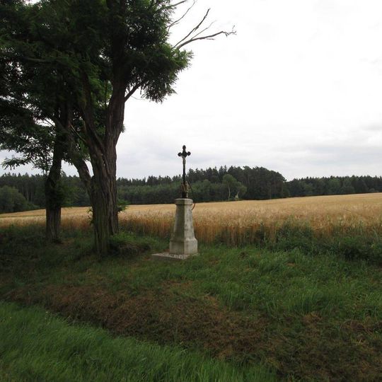 Kříž u Jivjan ve směru na Plzeň