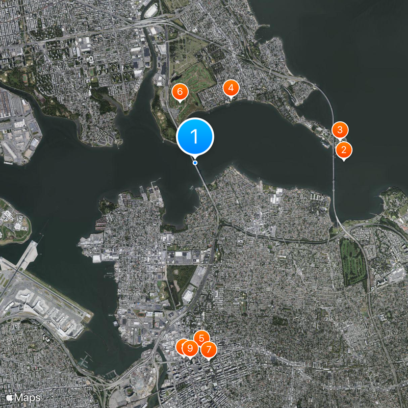 Bronx–Whitestone Bridge Map