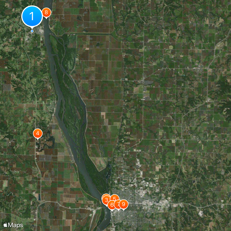 Culver–Stockton College Map