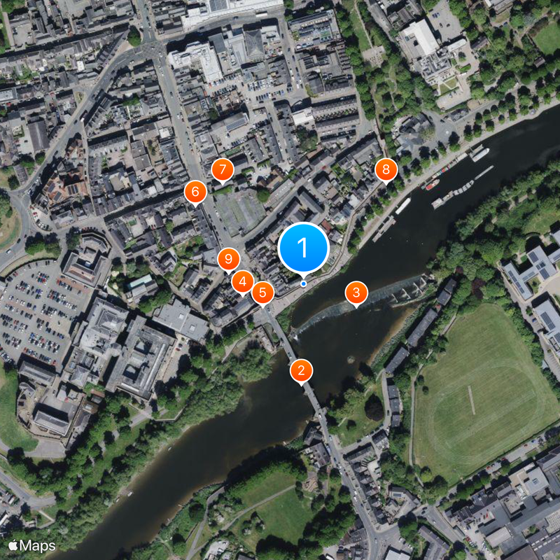 Chester city walls Mapa