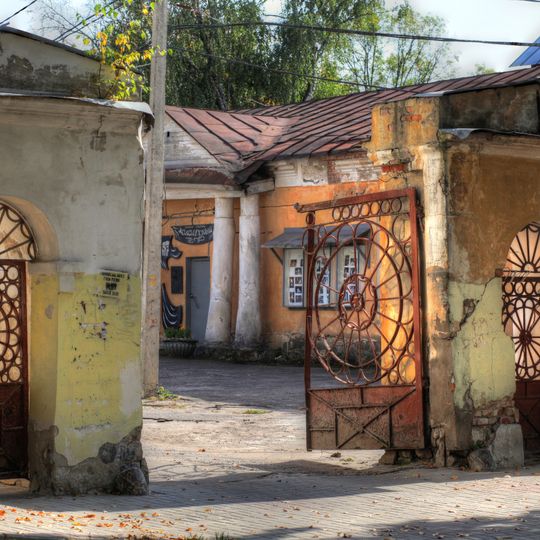 Ограда с воротами