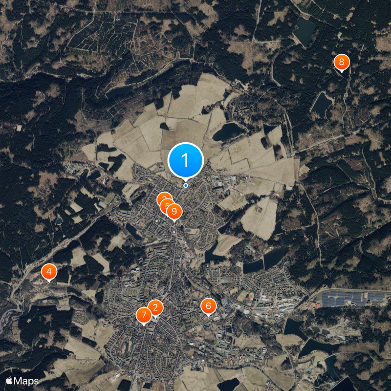 Upper Harz Water Regale Mapa