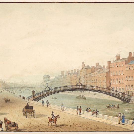 El puente del medio penique, Dublín