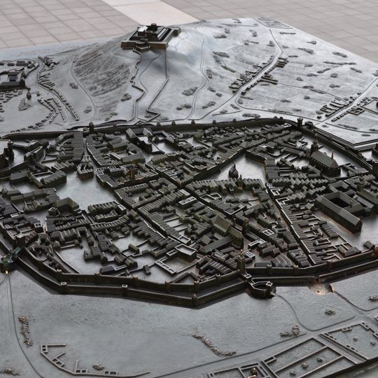 Model of Brno from 1645 year