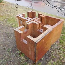 Ceramic sculpture in Božkovská street