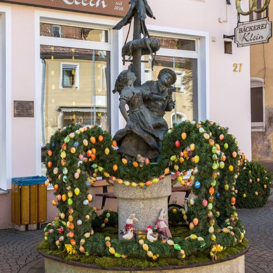 Easter fountains in Hartmannshof