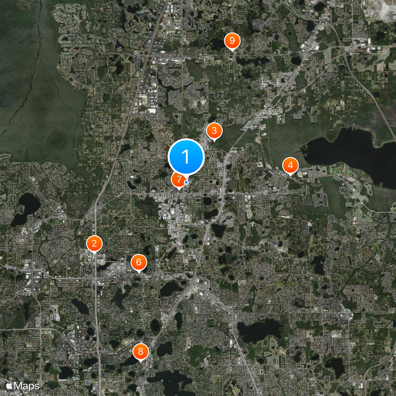 Longwood Map