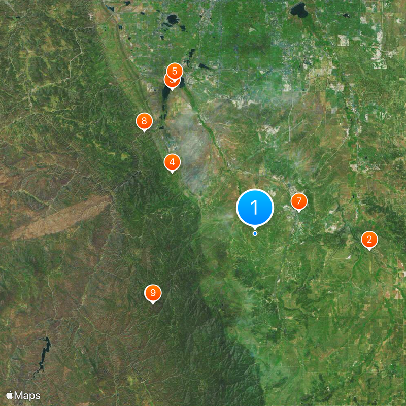 Hrabstwo Douglas Mapa