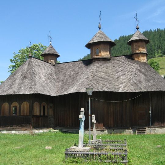 Wooden church in Colacu, Suceava