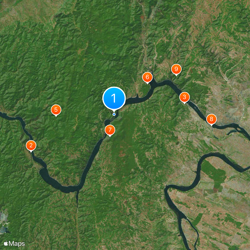 Statue of Decebalus Map