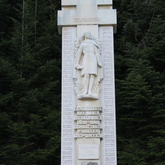 War memorial of Resistance in Valromey