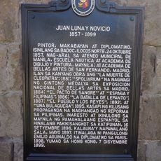 Juan Luna y Novicio historical marker