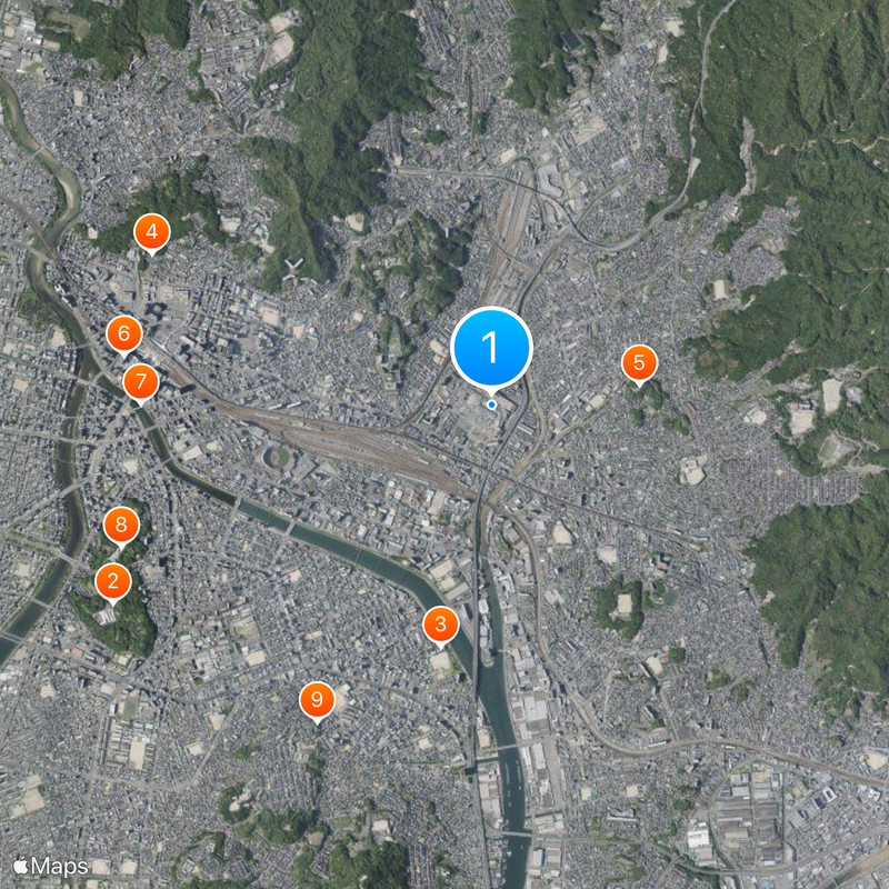 AEON MALL Hiroshima-Fuchu Map