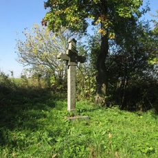 Kříž na křížové cestě u Jistebnice - 7. zastavení