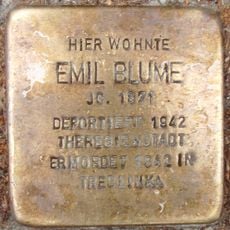 Stolperstein em memória de Emil Blume