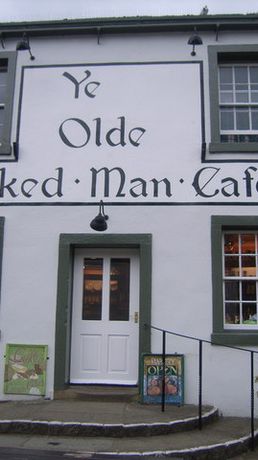 Ye Olde Naked Man Cafe Architectural Structure In Settle Craven North Yorkshire UK