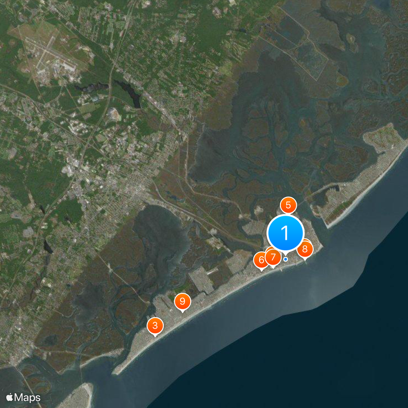 Pinnacle Atlantic City Map