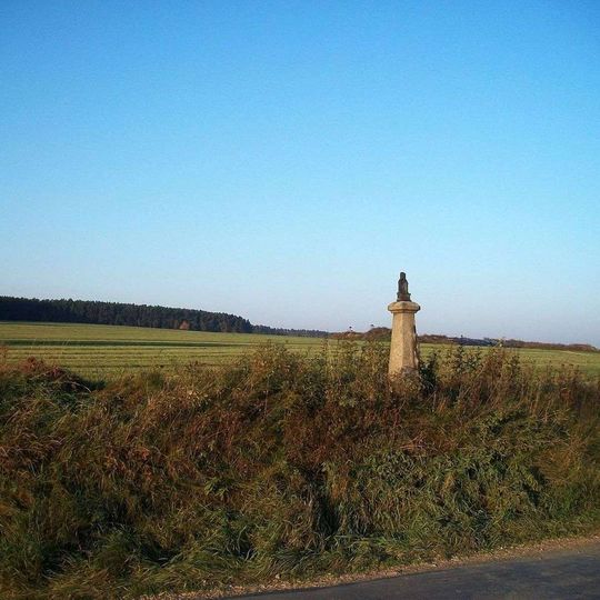 Kříž u rybníka Horymír západně od Bukovce