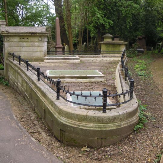 Monument To General Sir Loftus Otway In Highgate Cemetery