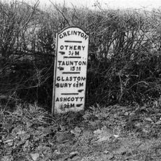 Milepost On Roadside At Ngr St 4077 3617