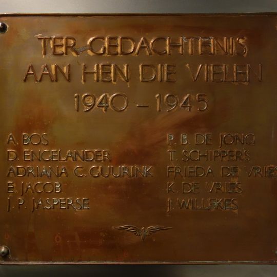 Plaquette in het NS-station