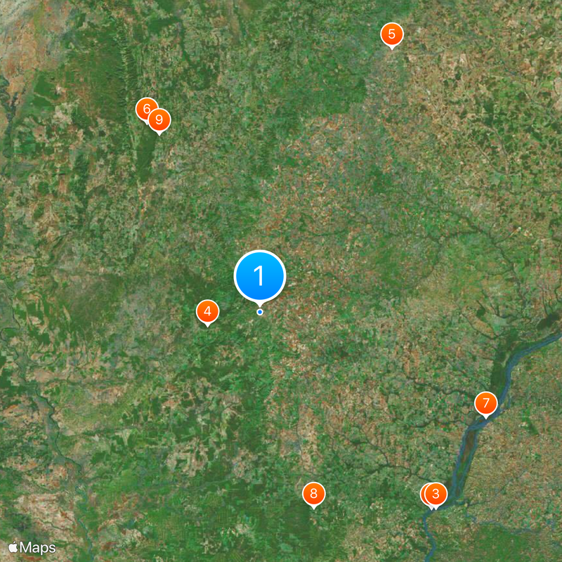 Pedro Juan Caballero Map