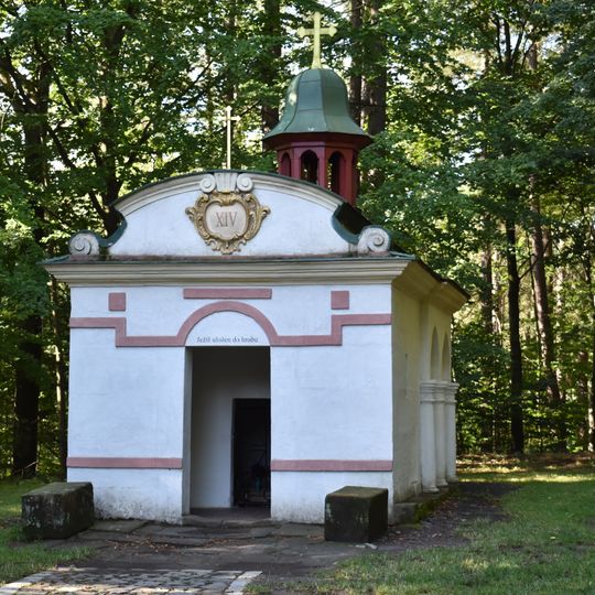 Kaple Božího hrobu na Křížové hoře v Jiřetíně pod Jedlovou