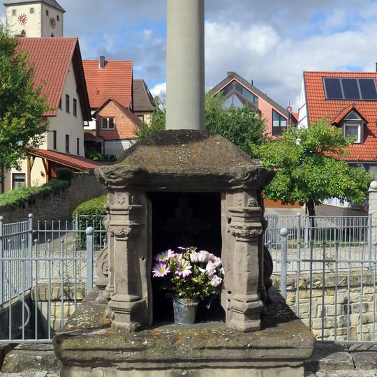 Bildstock mit Tischsockel