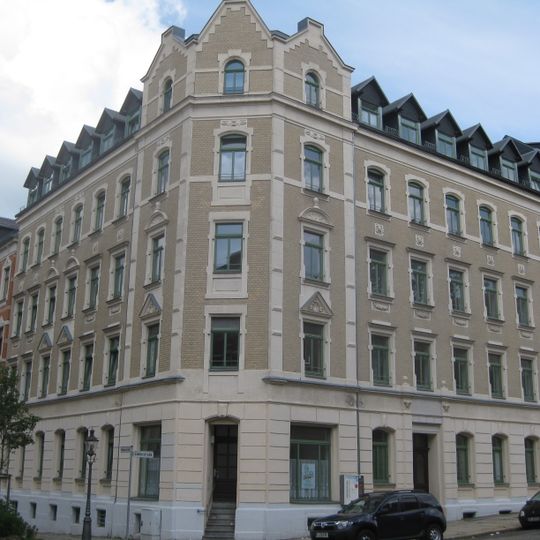 Mietshaus in geschlossener Bebauung in Ecklage Gießerstraße 33