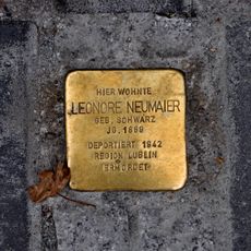 Stolperstein dedicated to Leonore Schwarz-Neumaier