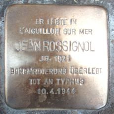 Stolperstein für Jean Rossignol